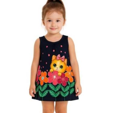 Imagem de Vestido Regata Estampado Infantil Bebê Menina Kyly-Feminino