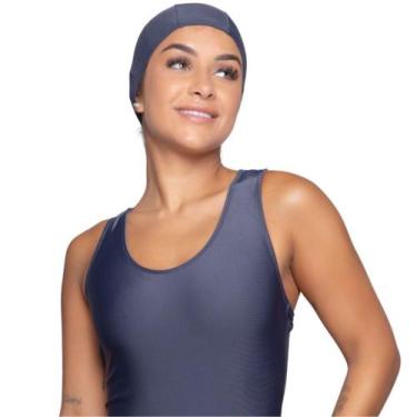 Imagem de Touca Natação Adulto Hidroginástica Vekyo Confortável Piscina Moda Pra