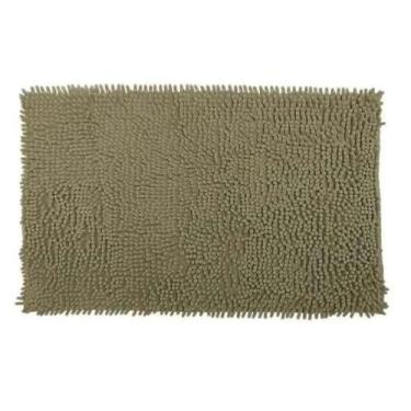 Imagem de Tapete de Bolinha Microfibra Antiderrapante 38x58 Rozac, Musgo