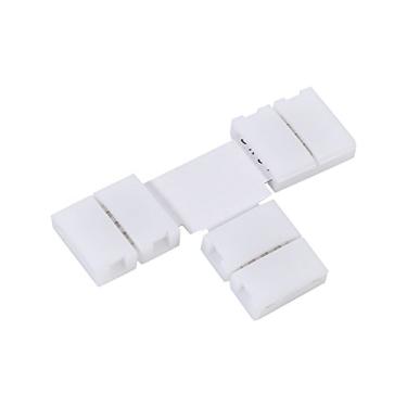 Imagem de Generic Conectores de Luz de Tira Led Rgb 5050, 10mm, Formato X/t, 5 Peças, Adaptadores Plug and Play para Chips Pcb de 4 Canais, Melhoria da Casa (T)