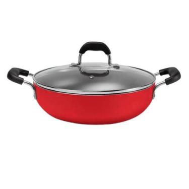 Imagem de Panela Wok Safron de Aluminio 28 cm - A.R Variedades MT