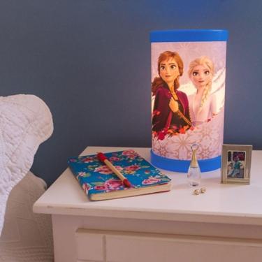Imagem de Luminária De Mesa Frozen 2 Elsa E Anna - Iluminação Decorativa Bivolt