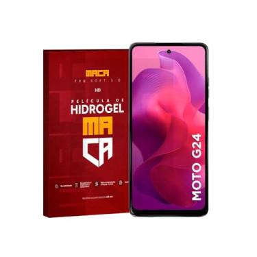 Imagem de Película Hidrogel Moto G24 Power Transparente ou Fosca