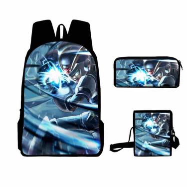 Imagem de Mochila Rockmans Cartoon Kids School 3 unidades/conjunto