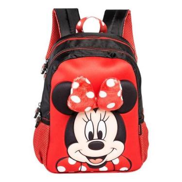 Imagem de Mochila Costas Infantil Escolar Passeio Personagens Pelúcia - Xeryus