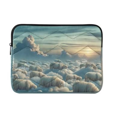 Imagem de Capa para laptop de 15,6 polegadas bolsa durável para transporte de computador à prova de choque capa protetora para notebook