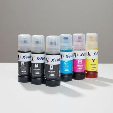 Imagem de Kit 6 Tintas X-Full Para Epson L3150 L3110 L1250 L 3250 L5190 L3110 544