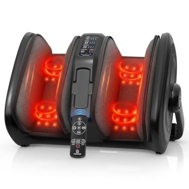 Imagem de COMFIER Máquina De Massagem De Pés Shiatsu, Fsa Hsa Elegível Para Massagem De Panturrilhas Com Calor, Compressão E Vibração, Controle Remoto, Tamanho Masculino 14