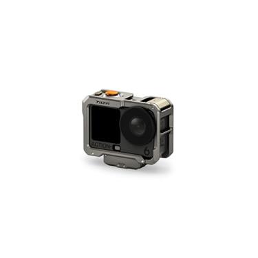 Imagem de Tilta Kit de base de gaiola de câmera compatível com DJI Osmo Action 6 | Placa de base magnética de liberação rápida incluída | Rosca de 1/10.2 cm-20 com pontos de localização | Receptor de sapata