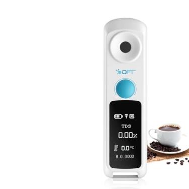 Imagem de Refratômetro digital bluetooth brix, densitômetro de café inteligente, refratômetro de concentração de café 0-32%, medidor brix tds 0-26%