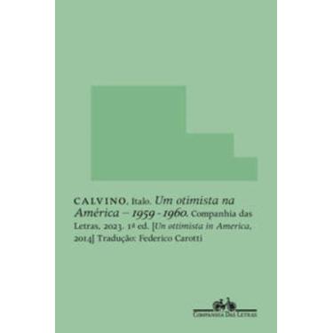 Imagem de Livro - Um otimista na América - Companhia das Letras