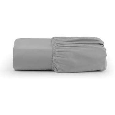 Imagem de Lençol Avulso para Cama de Casal Marcelino Premier 170 Fios (Cinza)