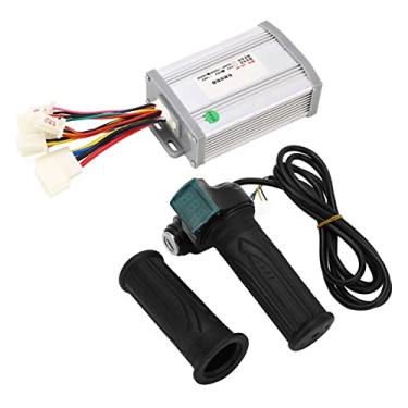 Imagem de Generic Kit de Controlador de Velocidade do Motor de Escova Elétrica Exibição de Potência do Acelerador Estável para Conversão de Bicicleta Elétrica, Material de Liga de Alumínio para Scooter e