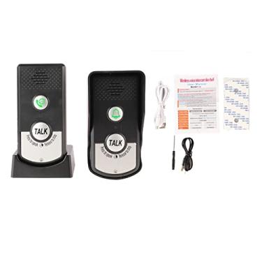 Imagem de Cocoarm Door Sem Fio do Intercomunicador de Voz Sem Fio Door de Intercomunicações Sem 1000 Metros de Distância de Longa Distância Sem, Equipado Com Estação de Carregamento, 3