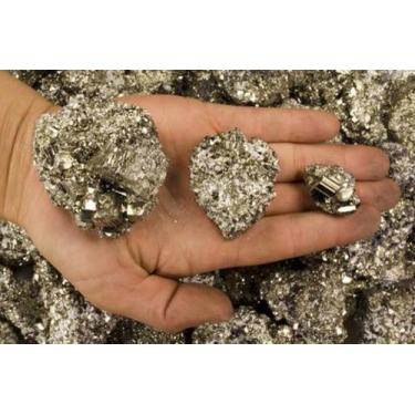 Imagem de Pirita Pedra Natural para Prosperidade, Dinheiro, sucesso, Abundância 