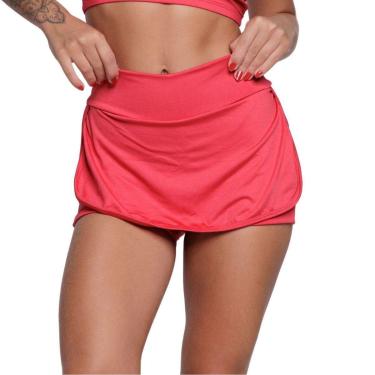 Imagem de Short Saia Feminino Vekyo – Cintura Alta, Curto e Tapa Bumbum para Academia e Treino-Feminino