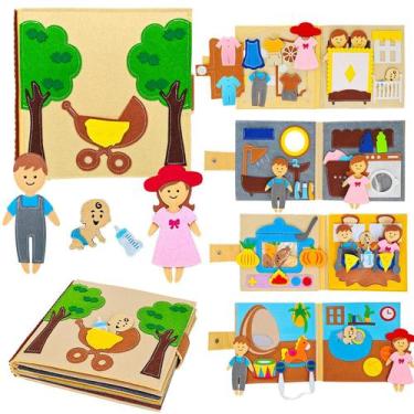 Imagem de Montessori Busy Book Sendhjurf para crianças de 3 a 7 anos