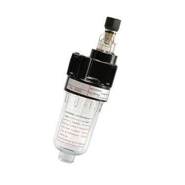 Imagem de 1 peça AL2000 regulador de lubrificação filtro de ar comprimido aerógrafo compressor de ar redução de pressão 1/10.2 cm (com encaixe de 12 mm)