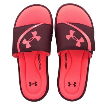 Imagem de Chinelo Under Armour Slide Ignite 6 Roxo com Rosa Feminino-Feminino