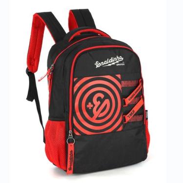 Imagem de Mochila de Costas OFICIAL ENALDINHO Luxcel MS49451 Vermelho