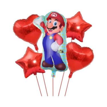 Imagem de Decoração De Balões De Folha Para Festa De Aniversário Infantil Super 