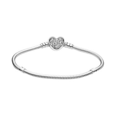 Imagem de Pulseira De Prata Esterlina 925 Com Floco De Neve E Apanhador De Sonho