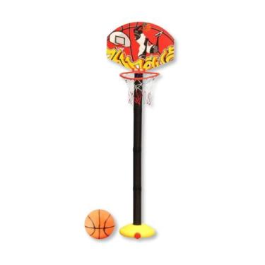 Imagem de Kit basquete com cesta e bola - bbr toys