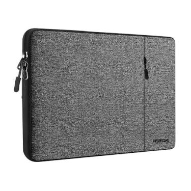 Imagem de Hseok Laptop Case 13.3 Inch Sleeve Water Resistant Cover for MacBook Pro 14" M1 Pro/M1 Max A2442 and All Model 13.3" MacBook Air/Pro, Most Popular 13"-14" Notebooks,Dark Gray&Black