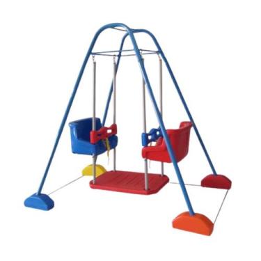 Imagem de  jundplay balanço duplo infantil para meninos e meninas - 