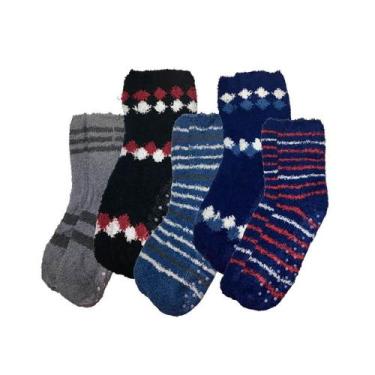 Imagem de Meia Masculina Cano Médio Sortida M07 Algodão Peluciado - SE-CHI, U (4