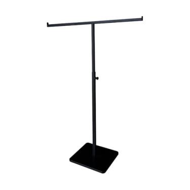 Imagem de MERIGLARE Suporte para Bolsas com Gancho de Pendurar, Altura Ajustável, Base Estável, em aço, Formato de T, Expositor de Bolsas para Casa