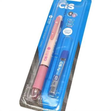 Imagem de Caneta Lapiseira CiS 5x1 com Grafite 0.7mm, Rosa