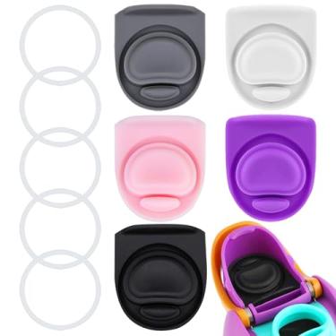 Imagem de ZUGHXMS Rolha de substituição e anel de vedação O compatível com Owala FreeSip 680 g, tampa de anéis de vedação superior de garrafa para Owala 16/19/24/32/1,134 g tampa de boca acessórios de peças de
