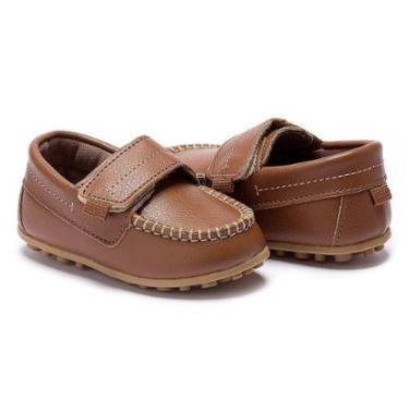 Imagem de Mocassim Calce-Fácil Bebê Menino Costura Pequito-Masculino
