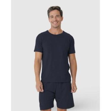 Imagem de Pijama Masculino Malha Listrada Eco Malwee Ref. 122472-Masculino