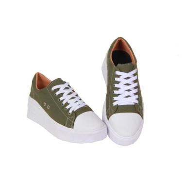 Imagem de Tenis Casual Keder Lancamento - LLAQUILLA, Verdemilitar, 36