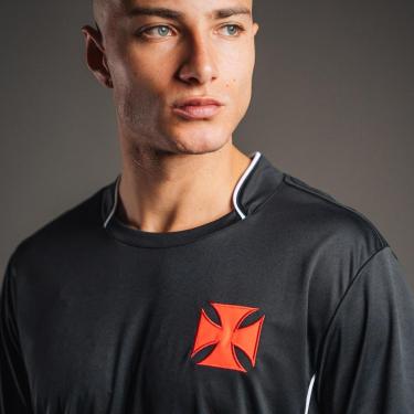 Imagem de Camisa Vasco Torcedor Dry Preto Masculina-Masculino