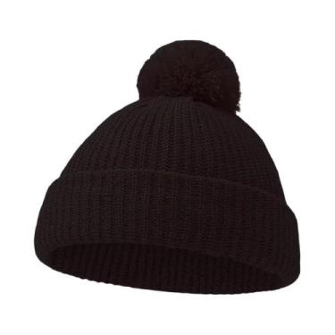 Imagem de Gorro De Tricô Dobrável Para Bebês 0-12M Meninos Meninas Quente Crochê