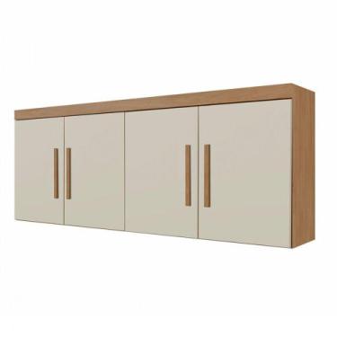 Imagem de Modulo Facinium 4 Portas Cinamomo / Off Arenas - Pnr Móveis, Bege