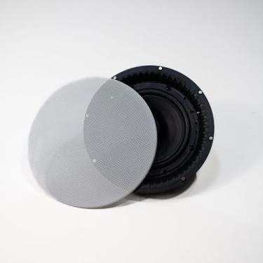 Imagem de Arandela embutir 120w sa redonda branca - MS Áudio