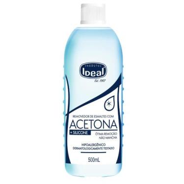 Imagem de Removedor De Esmaltes Com Acetona + Silicone Ideal 500ml