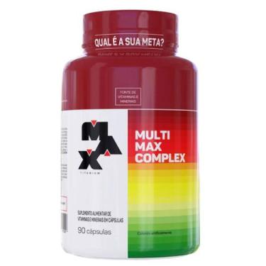 Imagem de Multivitamínico Multimax Complex 90 Cápsulas Max Titanium