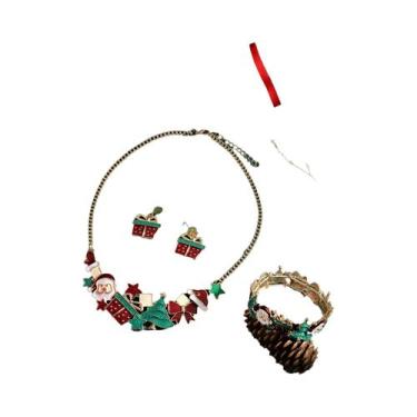 Imagem de Conjunto De Joias De Natal Do Papai Noel Com Árvore De Natal, Pulseira