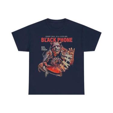 Imagem de Camiseta Preta De Filme De Terror, Camiseta Retrô Para Amantes De Film