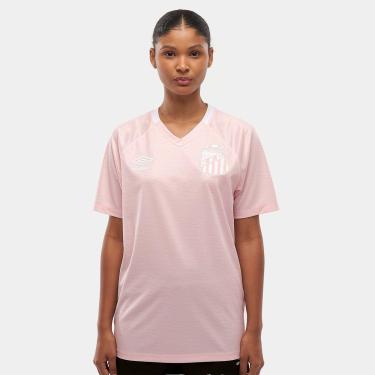 Imagem de Camisa Santos Outubro Rosa 25/26 Torcedor Umbro Feminina-Feminino