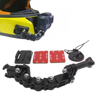 Imagem de Kit Extensores de Queixo de Capacete de Câmeras GoPro e Similares