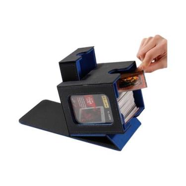 Imagem de Caixa De Cartas MTG Em Couro Impermeável Com Dupla Camada Para Armazen