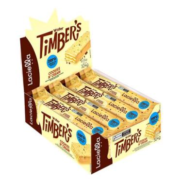 Imagem de Wafer Timbers Cookies Cream Zero 12x27g - Laciella