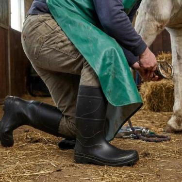 Imagem de Bota PVC Antiderrapante para Trabalho Veterinário e Campo - Strano, 35