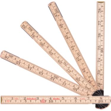 Imagem de Escala métrica 2 metros 10 dobras madeira natural - Vonder